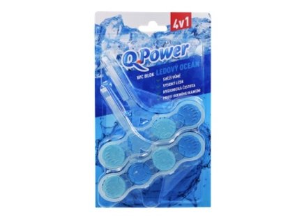 Q-Power Tuhý WC závěs Ledový oceán 2ks