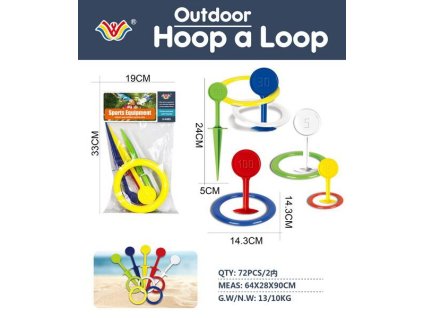 Házení kroužků hra 14 cm