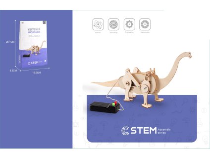 Stavebnice dinosaurus na kabel brachiosaurus