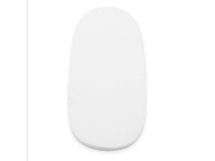 Froté nepromokavá podložka do kočárku New Baby 35x75 cm bílá