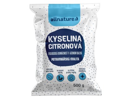 Allnature Kyselina citronová 500 g