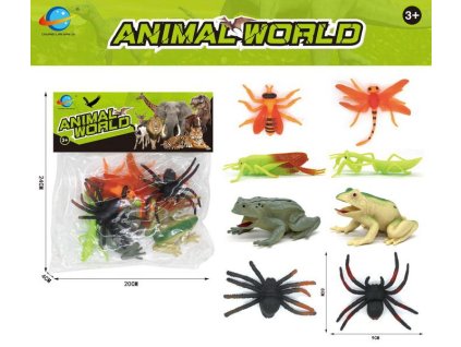 Zvířátka hmyz figurky set