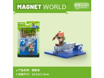 Stavebnice Magnet World Rybář