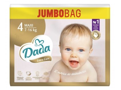 Dada JUMBOBAG Extra Care 4, 7-16 kg, 116 ks