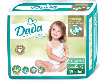 DADA Extra Soft 6 nad 15 kg 38 ks