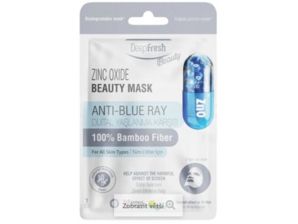 DF pláténková maska s oxidem (blue) 30 ml