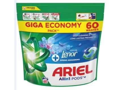 Ariel kapsle 60PD plus Touch of Lenor Spring Awakening
