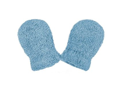 Dětské zimní rukavičky New Baby se šňůrkou modré - vel. 62 (3-6m)