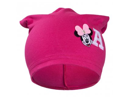 Podzimní dětská čepička New Baby Minnie růžová - vel. 110 (4-5r)