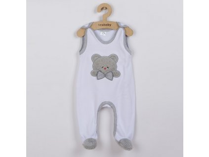 Luxusní kojenecké dupačky New Baby Honey Bear s 3D aplikací - vel. 74 (6-9m)
