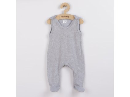 Kojenecké dupačky New Baby Classic II šedé - vel. 68 (4-6m)