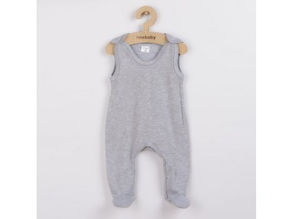 Kojenecké dupačky New Baby Classic II šedé - vel. 74 (6-9m)