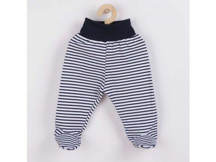 Kojenecké polodupačky New Baby Classic II s modrými pruhy - vel. 74 (6-9m)