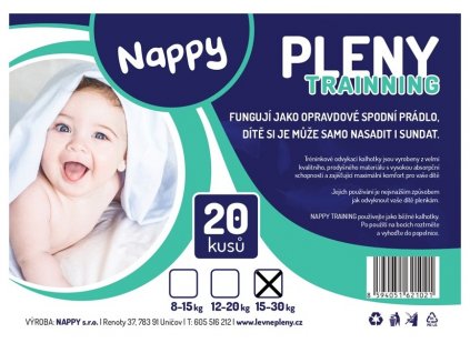 NAPPY Training (pants) 15-30 kg 20 ks