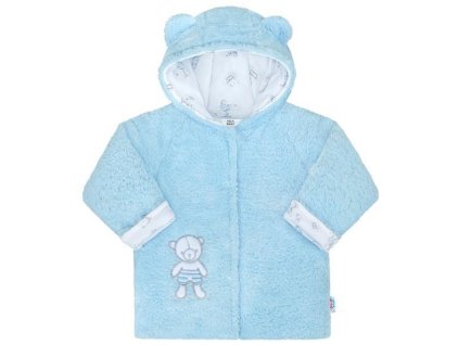 Zimní kabátek New Baby Nice Bear modrý - vel. 68 (4-6m)
