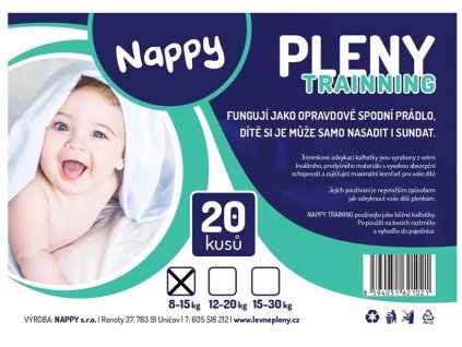 NAPPY Training (pants) 8-15 kg 20 ks