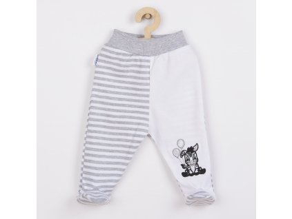 Kojenecké bavlněné polodupačky New Baby Zebra exclusive - vel. 80 (9-12m)