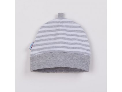 Kojenecká bavlněná čepička New Baby Zebra exclusive - vel. 68 (4-6m)