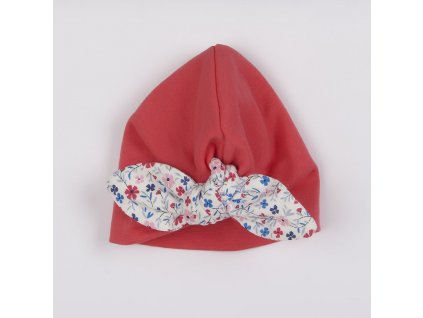 Dívčí čepička turban New Baby For Girls - vel. 68 (4-6m)