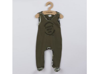 Kojenecké dupačky New Baby Army girl - vel. 92 (18-24m)