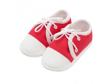 Kojenecké capáčky tenisky New Baby červené 0-3 m - vel. 116/122