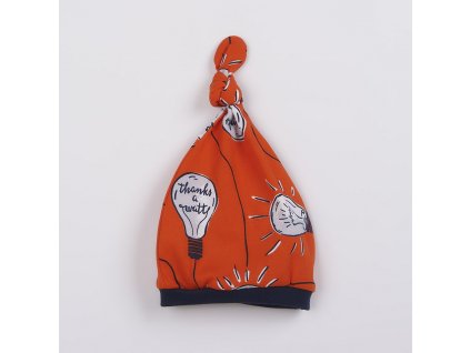 Kojenecká bavlněná čepička New Baby skvělý nápad - vel. 68 (4-6m)