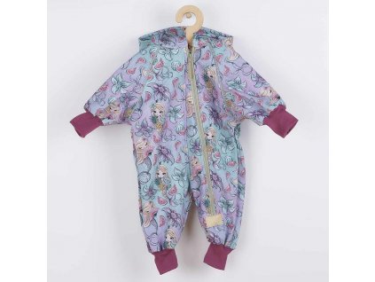 Softshellový kojenecký overal New Baby Mořské panny - vel. 74 (6-9m)