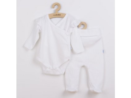 2-dílná kojenecká souprava New Baby Practical bílá holka