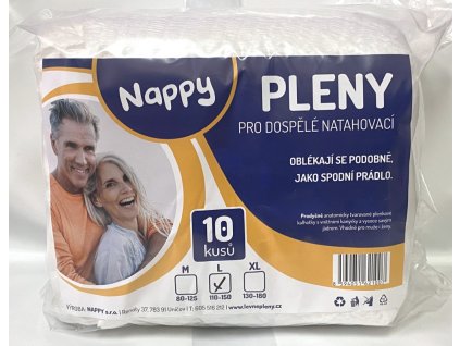 Inkontinenční kalhotky navlékací L 10 ks, bílé