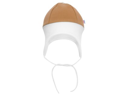 Kojenecká čepička New Baby The Best hnědá - vel. 86 (12-18m)