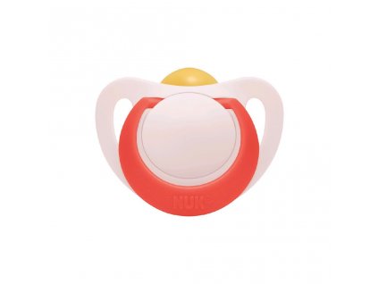 Šidítko latex NUK Star 18-36 m červený - vel. 18-36 m