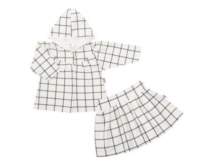 2-dílný komplet pro holčičku New Baby Cool Girls bílá - vel. 74 (6-9m)