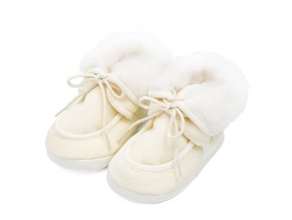 Kojenecké zimní capáčky New Baby béžové 0-3 m - vel. 116/122