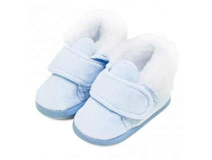 Kojenecké zimní capáčky New Baby modré 0-3 m - vel. 116/122