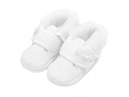 Kojenecké zimní capáčky ke křtu New Baby 0-3 m holka - vel. 116/122