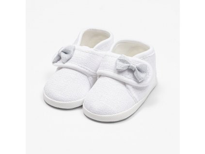 Kojenecké capáčky s mašličkou New Baby bílá 0-3 m - vel. 116/122