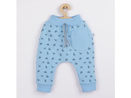 Kojenecké tepláčky Koala Dinosaur modrá - vel. 62 (3-6m)