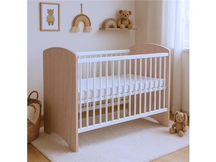 Dětská postýlka New Baby LEO dub