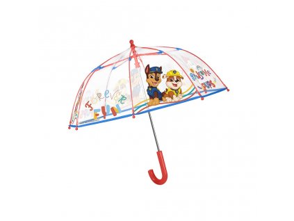 Chlapecký deštník Perletti Paw Patrol transparent