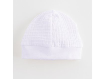 Kojenecká mušelínová čepička New Baby Elizabeth - vel. 56 (0-3m)