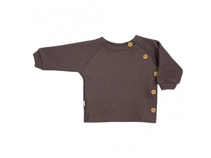 Kojenecké tričko s dlouhým rukávem Koala Pure brown - vel. 86 (12-18m)