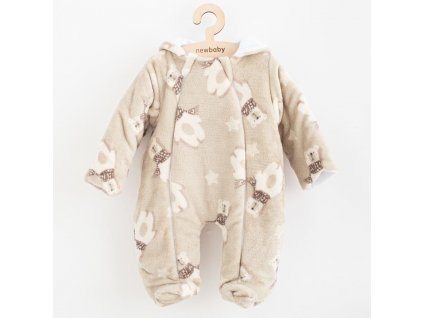 Kojenecký Wellsoft zimní overal New Baby Polar Bear - vel. 74 (6-9m)