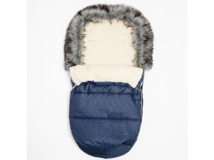 Zimní fusak New Baby Lux Wool blue