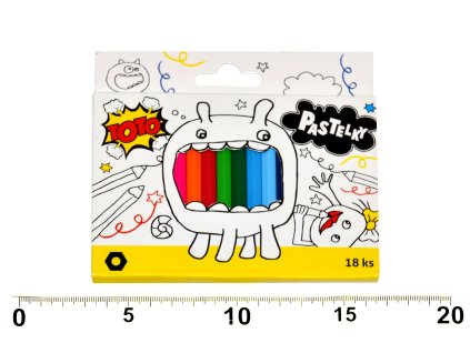 Pastelky krátké 18 ks