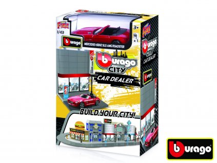 Bburago city 1:43 18-31501 Prodejna aut