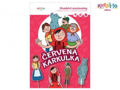 Divadelní omalovánky - červená karkulka