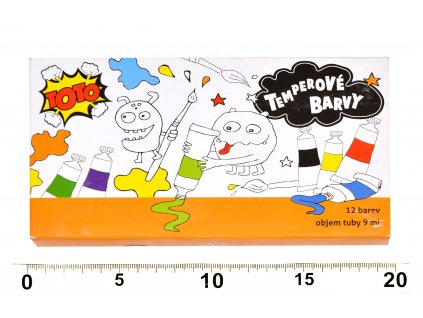 Temperová barva set 12 ks - 9ml