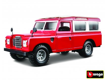 Bburago 1:24 Land Rover červená 18-22063