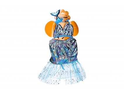 Set karneval - mořská panna, šaty s čelenkou