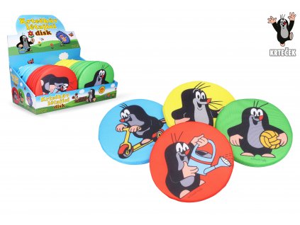 Disk házecí krtek 19 x 2 cm (Barva Modrá)